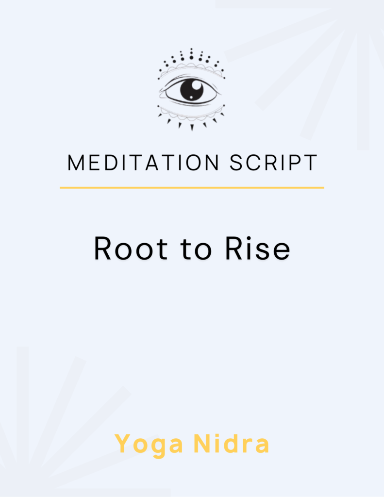 30 Minute Yoga Nidra Script PDF - Root to Rise