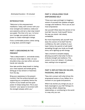 empowerment-meditation-script